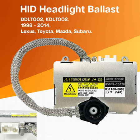Lexus, Toyota, Mazda, HID Ballast. DENSO: DDLT002, KOITO: KDLT002.
