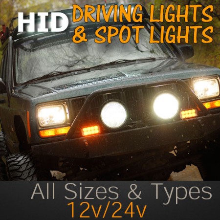 HID Driving Lights and HID Spotlights