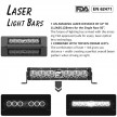 51 Inch Single Row Laser Light Bar