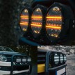 9 Inch LED Driving Lights with DRL + Hazzard + H/L Function.