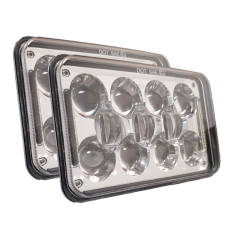 PRO Series - 4x6" LED Headlight with DRL. 60W L2000lm, H3500lm. ***Directors Pick!.