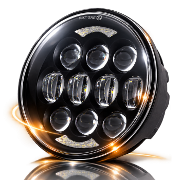 Triple Stack 5.75 Inch LED Headlights