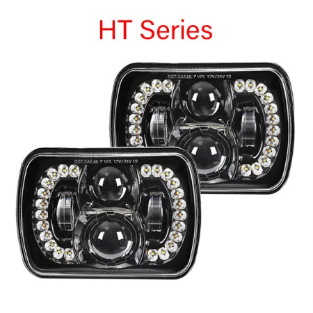 HT- 5x7" LED Headlight with DRL+ Indicator