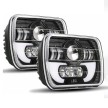 SPECTRE - 5x7" LED Headlight with DRL. 55W L3000lm H3000lm. Great Price.