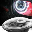 7 Inch LED Headlight - STANDARD. with Halo and Indicator.