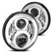 PRO SERIES 7 Inch 60 Watt LED Headlight with Quarter Halo