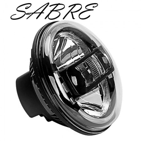ADR APPROVED 7" LED Headlight - for Jeep & Universal Sealed Beam Replacements.