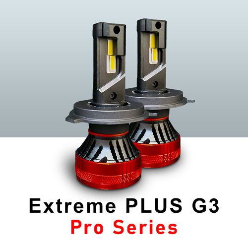 H3 Extreme PLUS G3 LED Headlight Globes with Can-Bus. The Latest