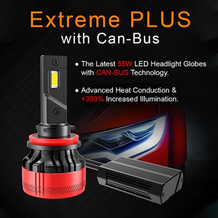 Extreme PLUS G3 with CAN-BUS for Motorcycles with a Single Headlamp.