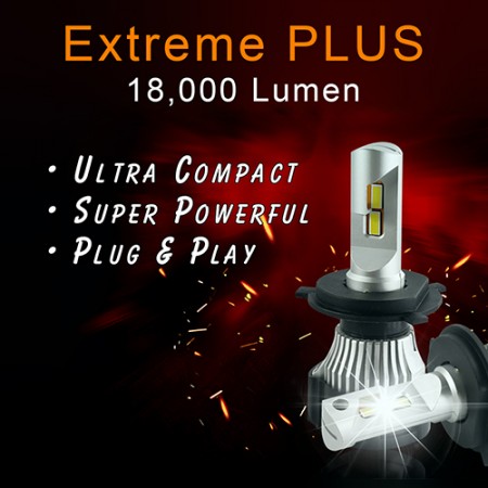 Extreme PLUS G3 LED Globes. 18,000 Lumen (P18) - BRIGHTEST.
