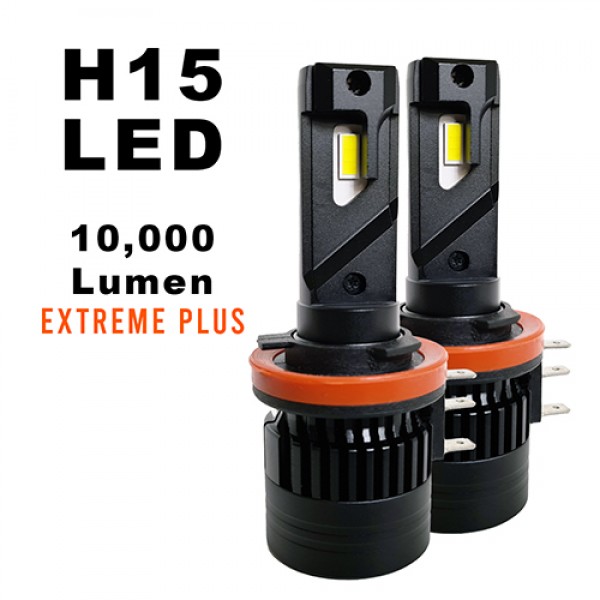 H15 Extreme PLUS G3 LED Headlight Globes with Built-In DRL. The