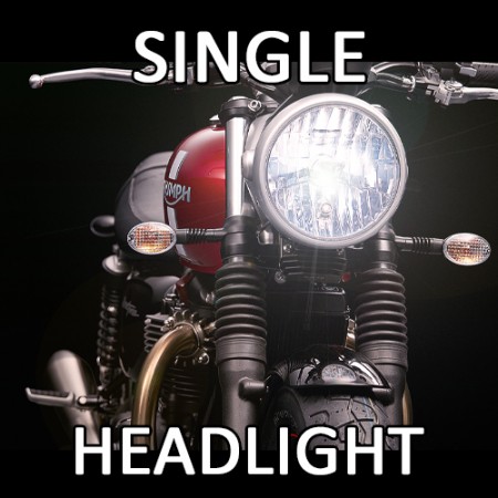 SINGLE HEADLAMP Motorcycle LED Conversion Kits